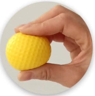 ゴルフ用品 柔軟素材練習用ボール安全設計タイプ