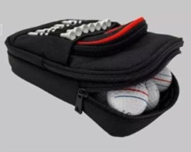 ゴルフ用品 ティーとボール収納多機能ゴルフポーチ