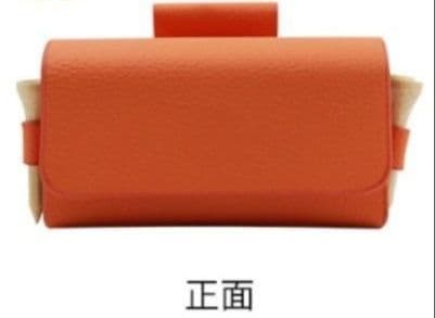 ゴルフ用品 本革製ベルトループ付きツーボールケース