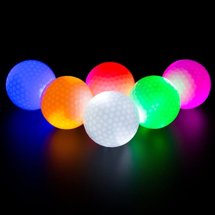 ゴルフ用品 夜間対応発光ゴルフボール練習用