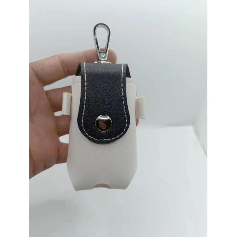 ゴルフ用品 本革ベルト付き二段式ゴルフボールケース